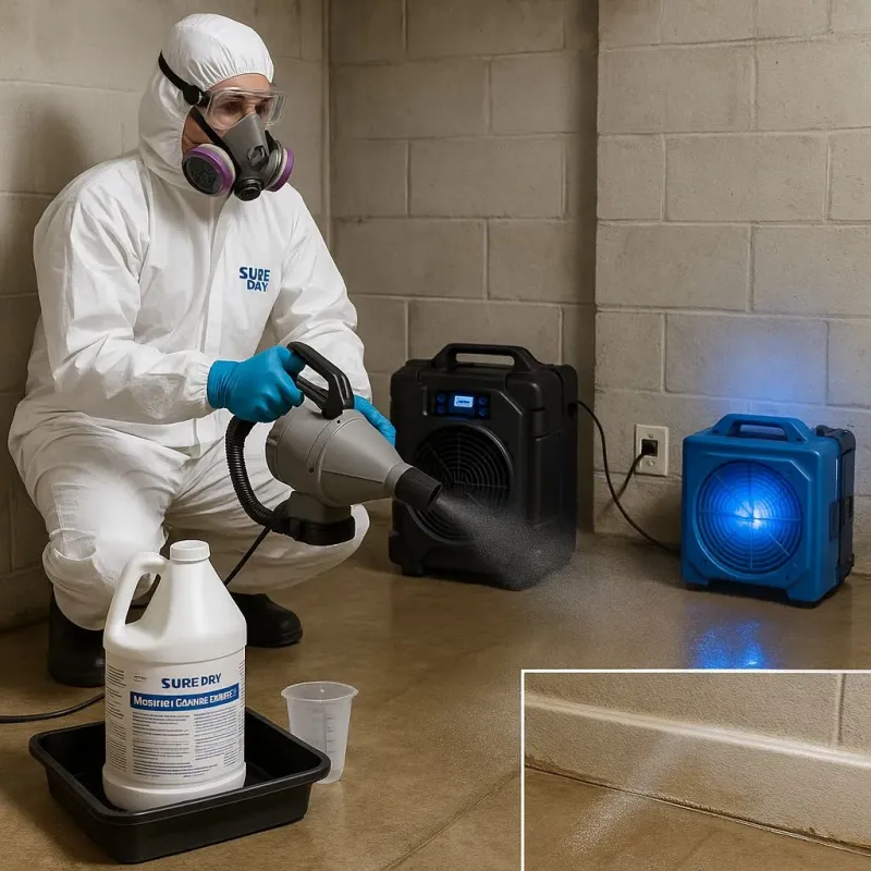 Sanitization and Odor Removal process in Salix, PA