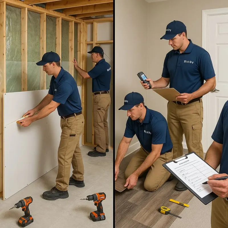 Repairs and Reconstruction process in Salix, PA